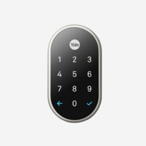 Google Nest Yale Wi-Fi Smart Lock Satin Nickel Securities